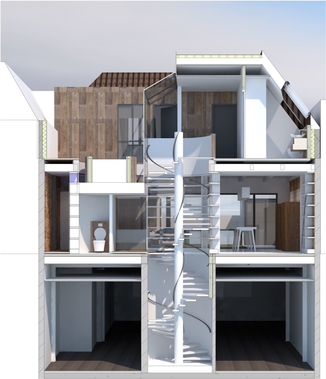 Verbouwing loft te Woerden