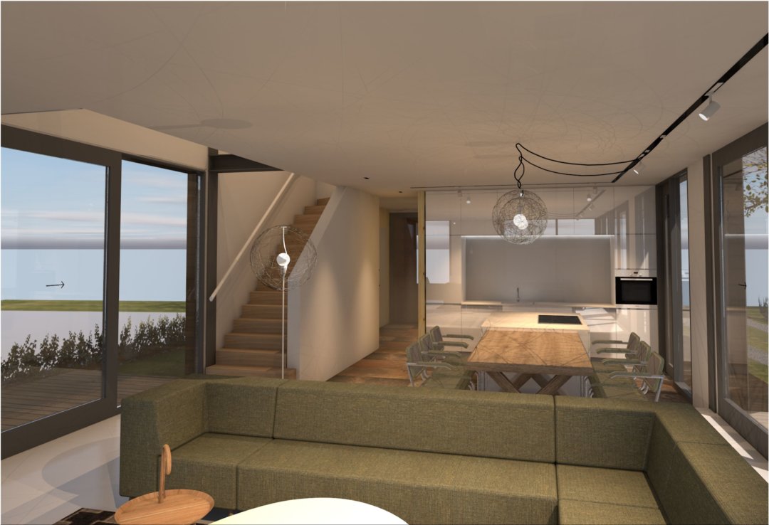 Interieur schuurwoning